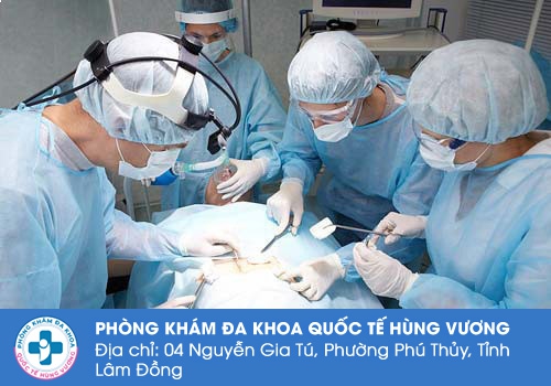 Phẫu thuật điều trị vùng hạch nổi bẹn tại Phòng Khám Nam Khoa Phòng Khám Đa Khoa Quốc Tế Hùng Vương.