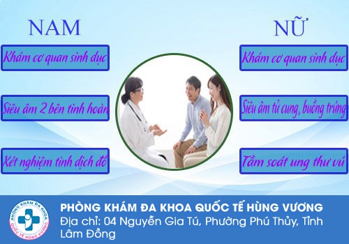 Khám sức khoẻ sinh sản ở nam và nữ