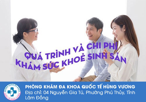 Quá trình và chi phí khám sức khoẻ sinh sản