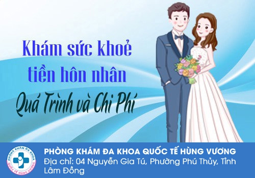 Quá trình và chi phí khám sức khoẻ tiền hôn nhân
